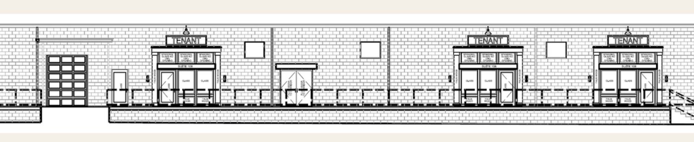 Conceptual south elevation