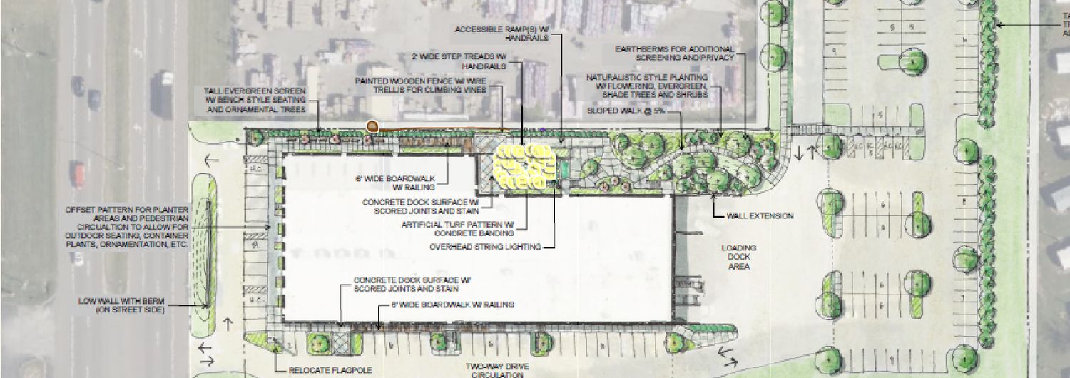 Conceptual site plan